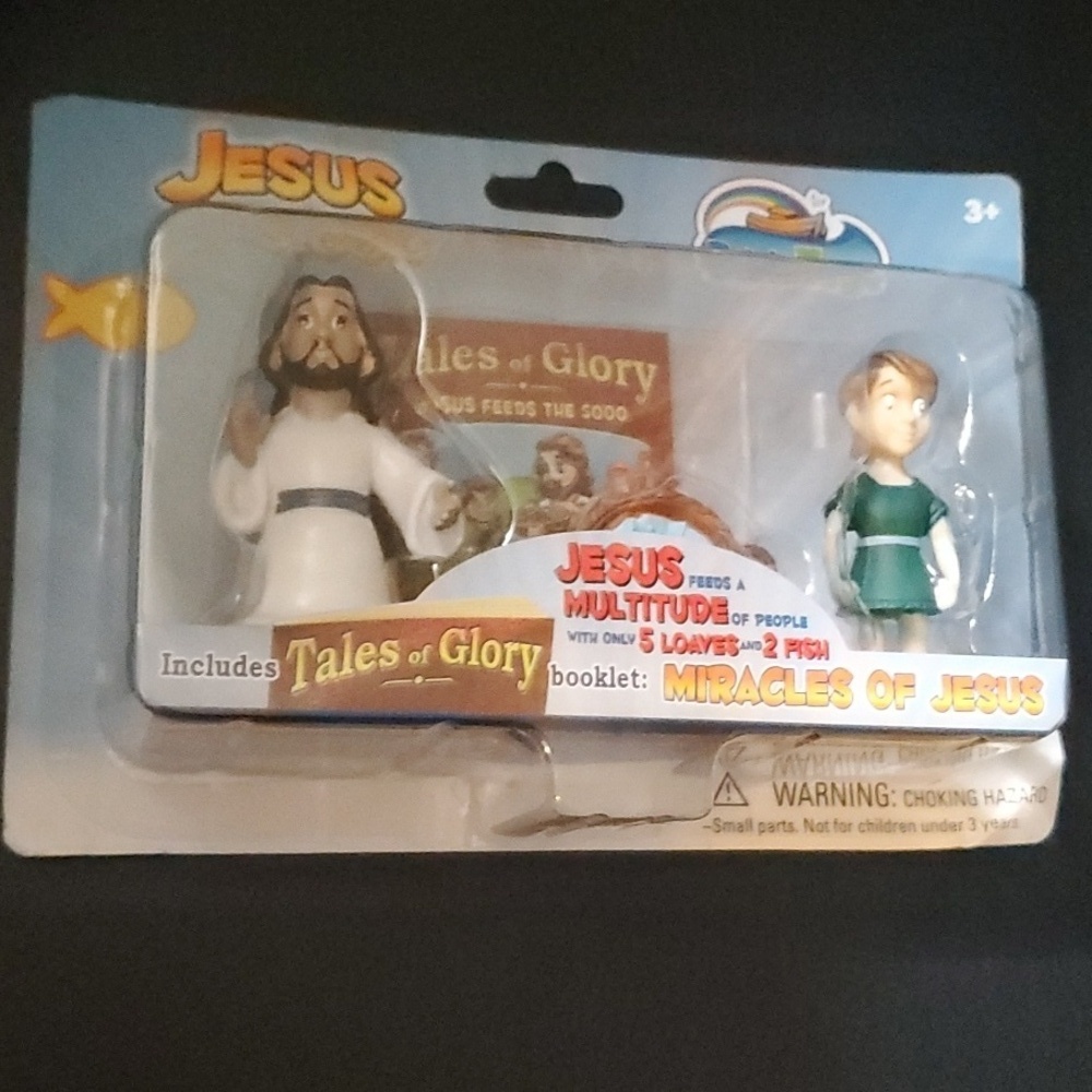 Bible toys Jesus and Boy Figurine Set Tales Of Glory BIBLETOYS